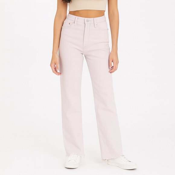 MOTHER Denim - Mother Jeans The Tomcat Ankle Dunked In Trouble Light Pink Size 26